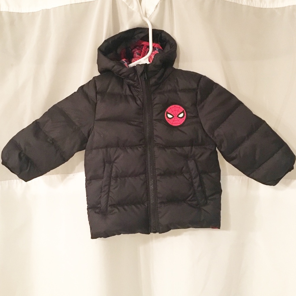Marvel Spider man puff jacket